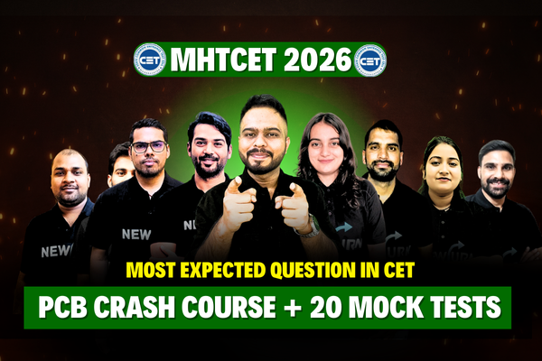 MHTCET PCB CRASH COURSE - ALL SUBJECTS + 20 MOCKS cover