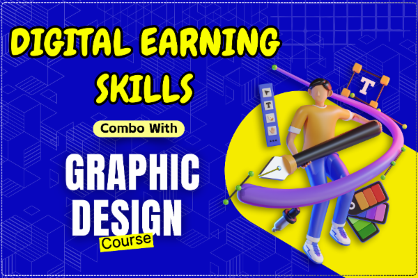 DIGITAL EARNING SKILL - (GRAPHIC DESIGNING) cover
