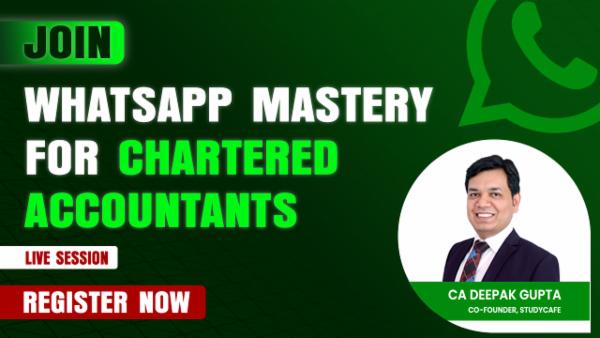 WhatsApp Mastery for Chartered Accountants cover