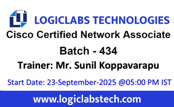 Cisco Certified Network Associate ( CCNA ) By Mr. Sunil Koppavarapu - Batch - 434 cover