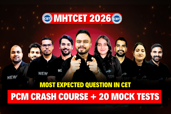 MHTCET PCM CRASH COURSE - ALL SUBJECTS + 20 MOCKS cover