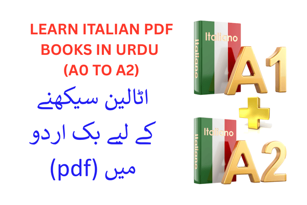 LEARN ITALIAN IN URDU (A0 TO A2) PDF BOOKS cover