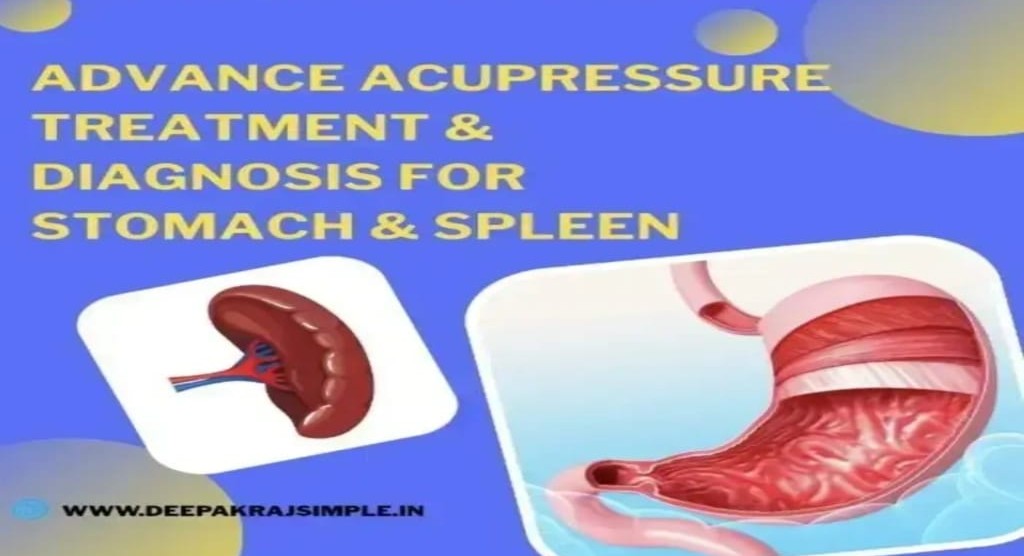 Stomach & Spleen advance Acupressure treatment and diagnosis cover