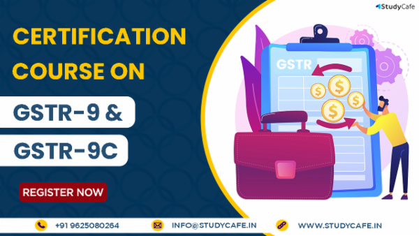 GSTR-9 & GSTR-9C Certification Course cover