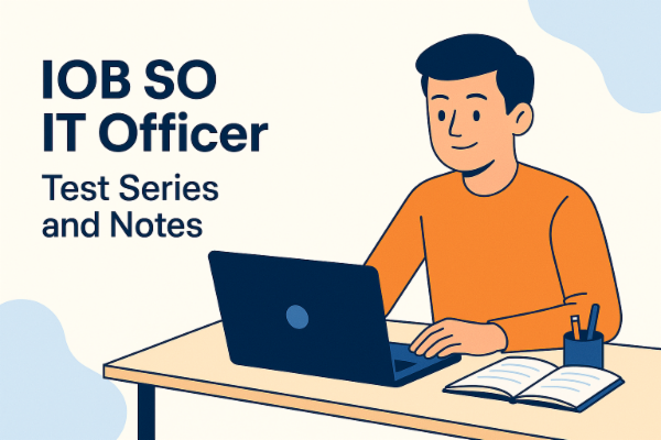 IOB SO Test Series and Notes cover