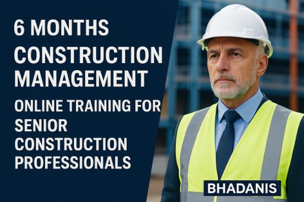 6-Month Certification in Construction Management – Online Training for Senior Construction Professionals cover