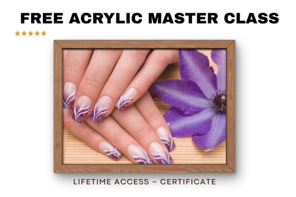FREE Acrylic Nails Masterclass cover