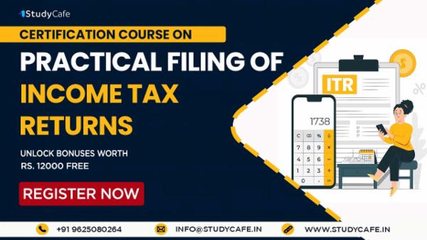 Certification Course on Practical Filing of Income Tax Returns cover