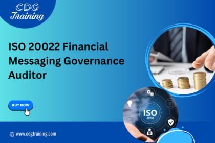 ISO 20022 Financial Messaging Governance Auditor cover