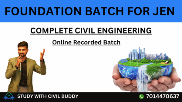 CIVIL ENGINEERING FOUNDATION BATCH FOR JEN cover