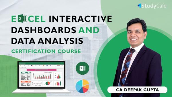 Excel Interactive Dashboards and Data Analysis Certification Course cover