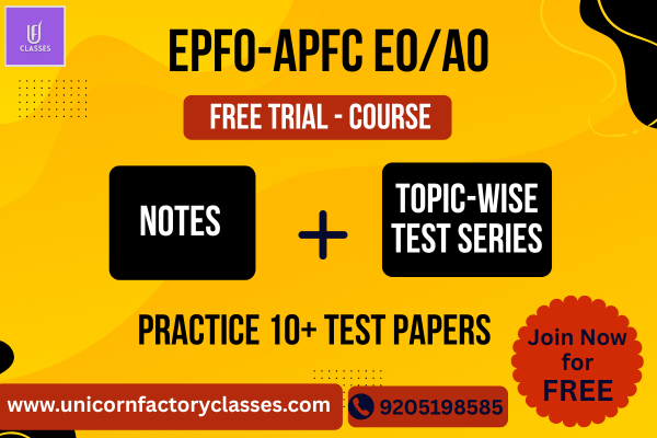FREE TRIAL COURSE - EPFO APFC EO/AO cover