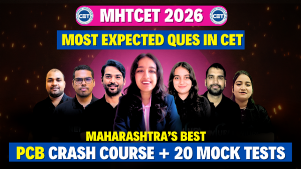 MHTCET PCB CRASH COURSE - ALL SUBJECTS + 20 MOCKS cover
