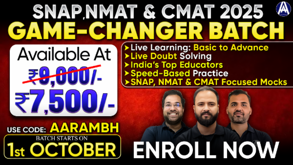 SNAP,NMAT & CMAT 2025 Game Changer cover