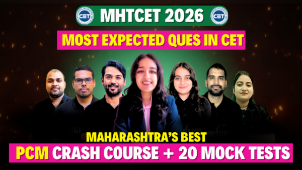 MHTCET PCM CRASH COURSE - ALL SUBJECTS + 20 MOCKS cover