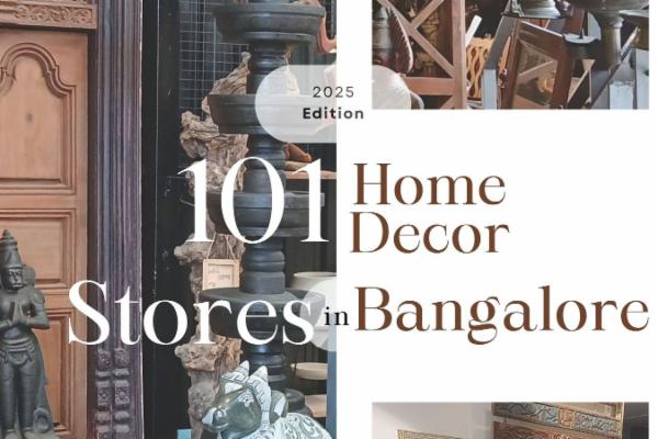 2025 Edition 101 Home Decor Stores in Bangalore - E-Book cover