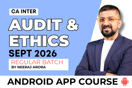 CA Inter Audit Regular Batch for September 2026 - Android App Classes cover