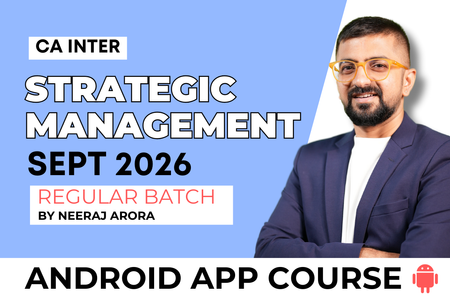 CA Inter SM Regular Batch for September 2026 - Android App Classes cover