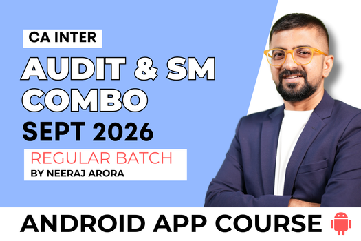 CA Inter Audit & SM Regular Batch Combo for September 2026 - Android App Classes cover