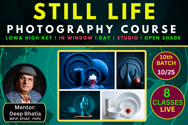 STILL LIFE PHOTOGRAPHY COURSE 10/25 cover
