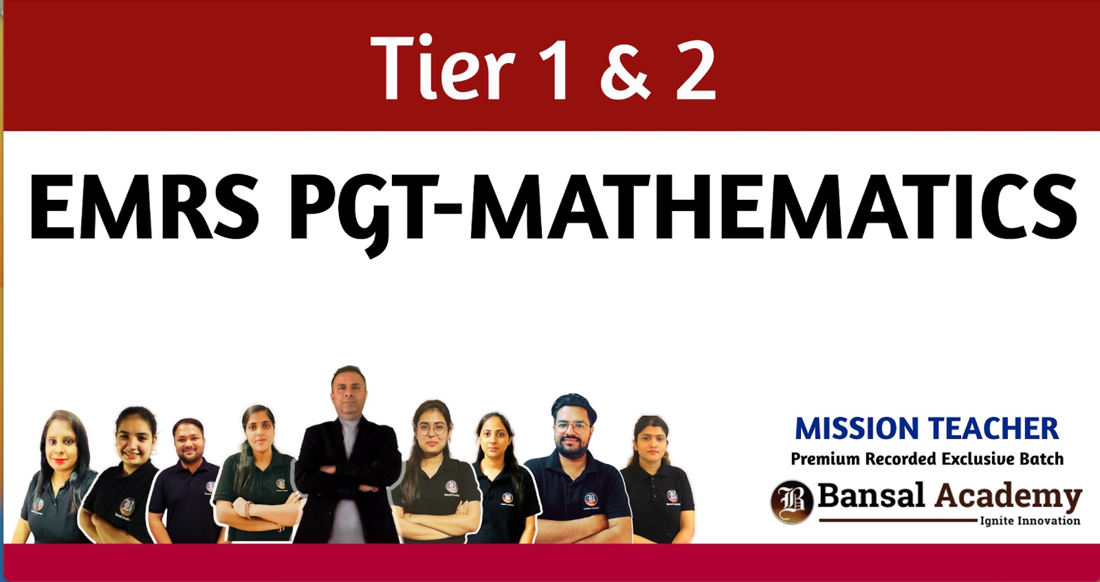 EMRS PGT MATHEMATICS BATCH cover