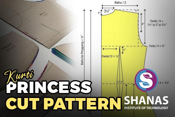 Kurti Princess Cut Pattern cover