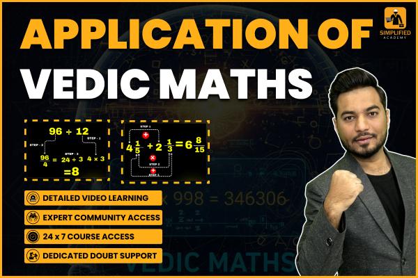 APPLICATION OF VEDIC MATHS cover