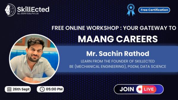 Join Us for a Free Online Workshop: Your Gateway to MAANG Careers cover