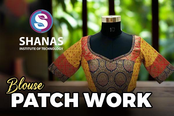 Patch Work Blouse cover