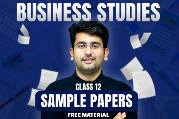 Free Business Studies Class 12 Sample Papers cover
