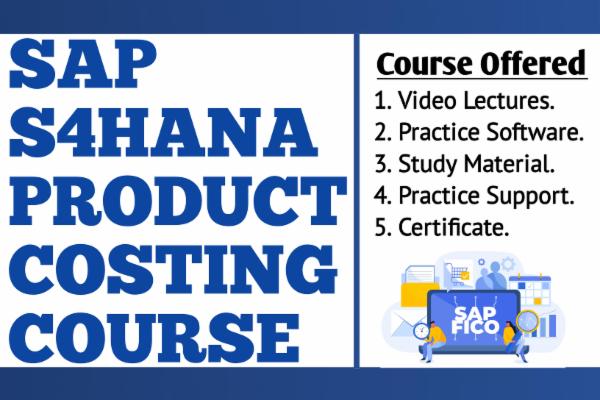 SAP S4HANA FICO - Product Costing cover