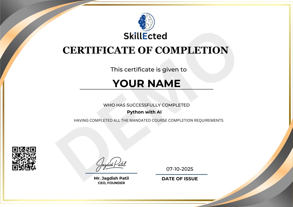 Sample  Certificate