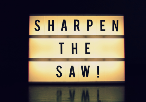 Sharpen the Saw cover