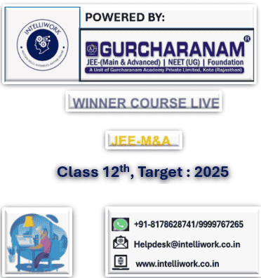 JEE (MAIN+ADVANCED)- Class-12th, WINNER LIVE (TARGET 2025) cover