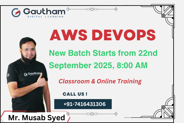 AWS DevOps Live Classes : New Batch Starts from th September 22nd 2025, 8:00 AM cover