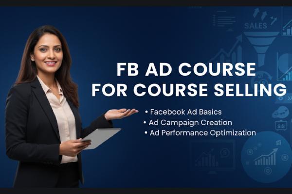 FB AD COURSE FOR COURSE SELLING COURSE cover