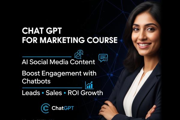 CHAT GPT FOR MARKETING COURSE cover