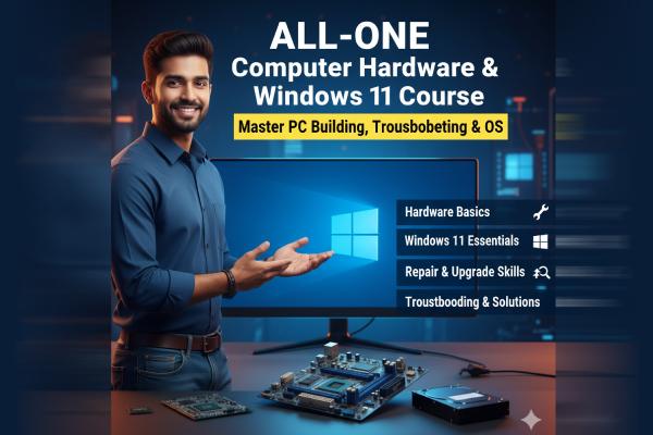 Learn Computer Hardware & Windows 11 cover