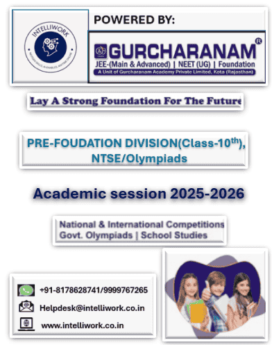 PRE-FOUDATION DIVISION:Class-10th,Board(NCERT), NTSE/Olympiads/Competition cover