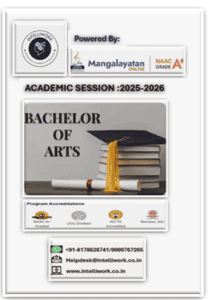 Bachelor of Arts -Online Degree Course, 2025-2026 cover