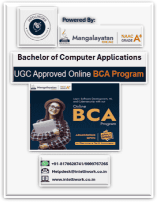 BCA-Bachelor of Computer Applications - Online program cover