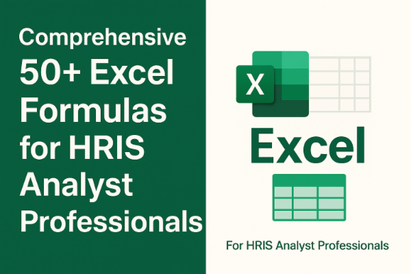 Comprehensive Excel Formulas for HRIS Analyst Professionals cover