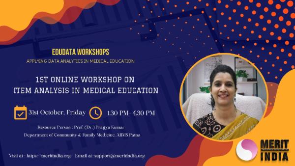 1st Online Workshop on Item Analysis in Medical Education cover
