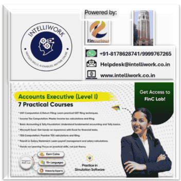 Jr. Accounts Executive-L1 - Accounting & Finance, GST, IT, Basic Accounting & Tally,MS-Excel, TDS Computation, Payroll & Salary cover