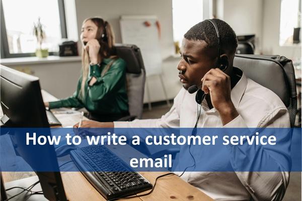 How to write a customer service email cover