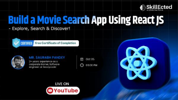  Build a Movie Search App Using React JS – Explore, Search & Discover!  cover
