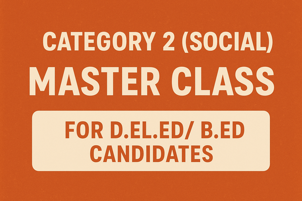 CATEGORY 2 (SOCIAL) cover