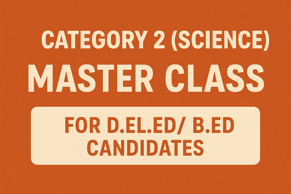 CATEGORY 2 (SCIENCE) cover