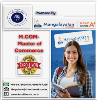 M.COM- Master of Commerce - Online Program cover