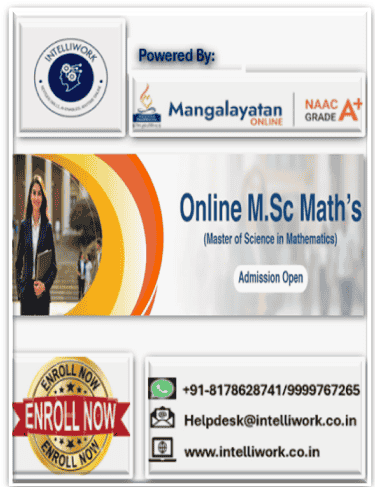 Msc. in Mathematics - Online Program cover